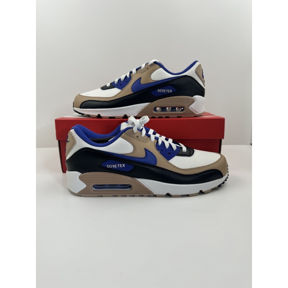 Nike Air Max 90 GORE-TEX White/Lapis/Black (FD5810-100) Size-‎ 10.5 Men's
